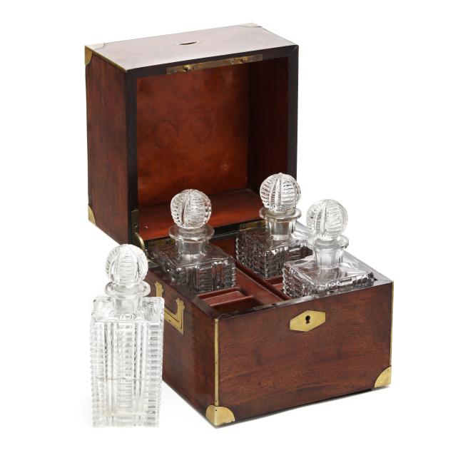 english-mahogany-brass-mounted-campaign-decanter-box