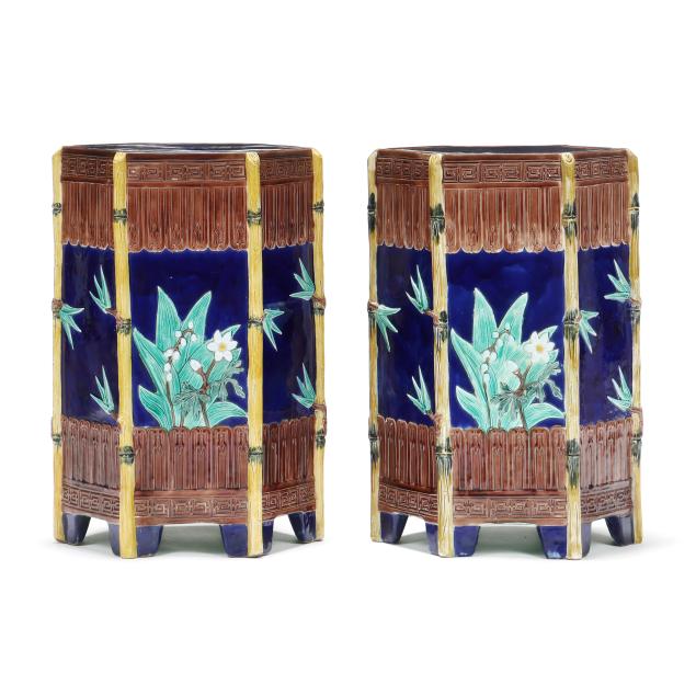 joseph-holdcroft-british-ca-1832-1904-pair-of-majolica-cobalt-ground-garden-seats
