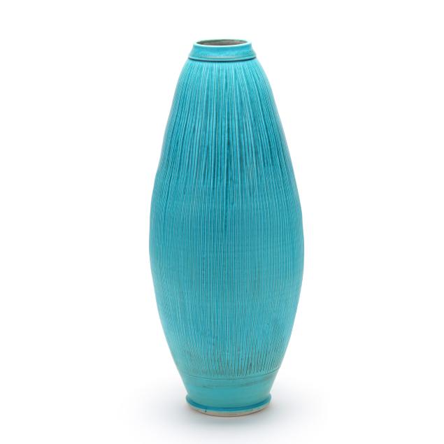 ben-owen-iii-tall-turquoise-glazed-pottery-floor-vase