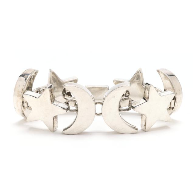 silver-star-and-moon-motif-bracelet-mexico