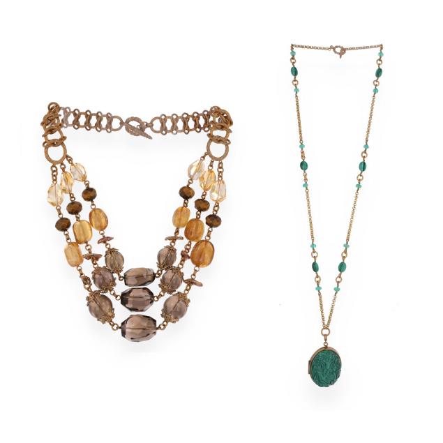 two-gem-set-necklaces