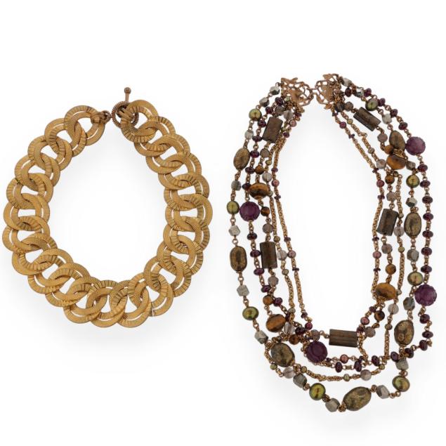 two-gold-tone-necklaces-stephen-dweck