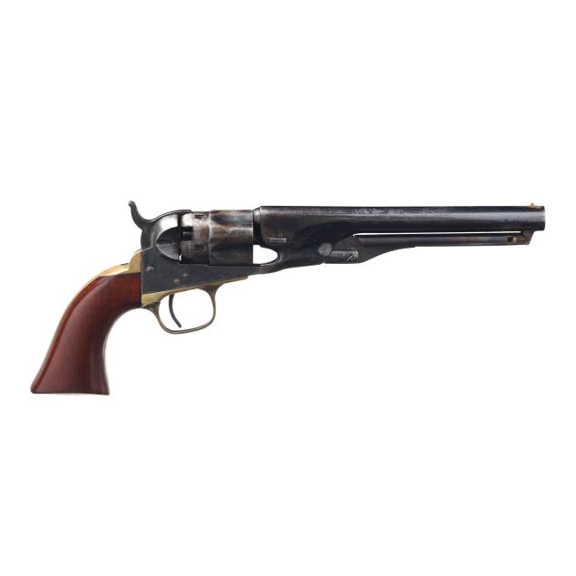 colt-1861-navy-36-cal-percussion-revolver-w-period-leather-holster
