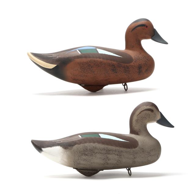 jim-pierce-b-1934-pair-of-cinnamon-teal