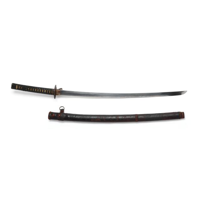 japanese-shinto-era-blade-1597-1780-with-wwii-scabbard-and-fittings