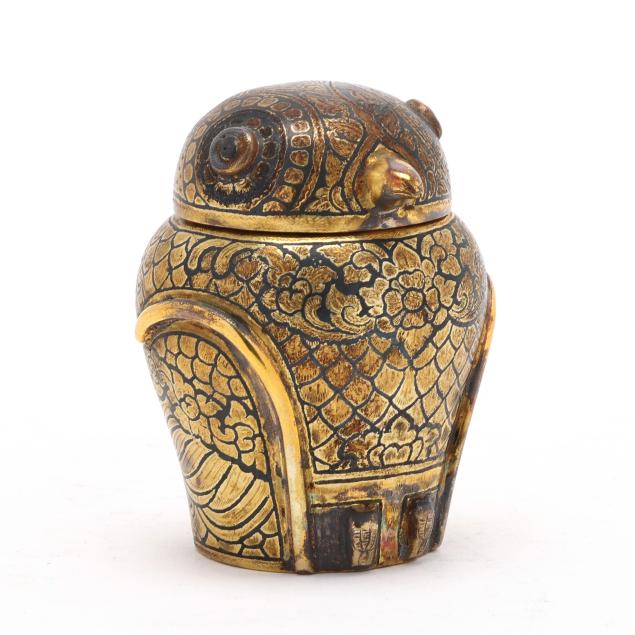 thai-niello-and-gold-plated-silver-owl-box