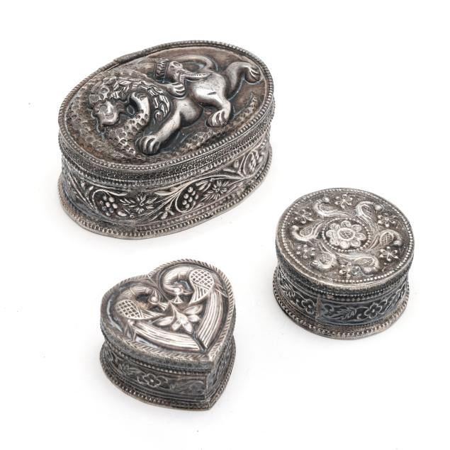 three-indian-silver-patch-and-trinket-boxes