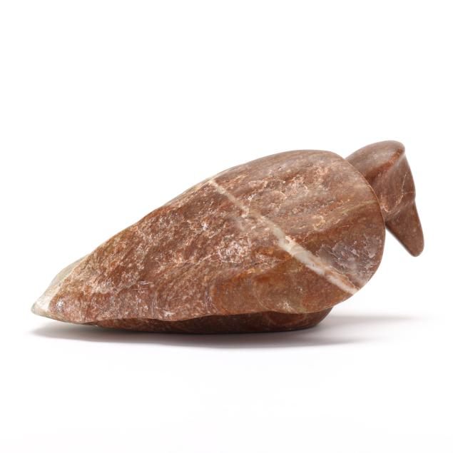 carved-stone-sculpture-of-a-bird-signed-jv-2004
