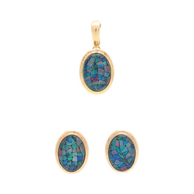 gold-and-composite-opal-pendant-and-earrings