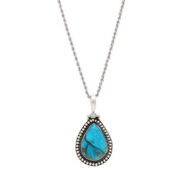 silver-and-turquoise-pendant-necklace