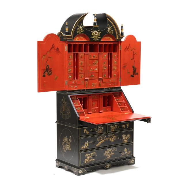 chinoiserie-secretary-bookcase