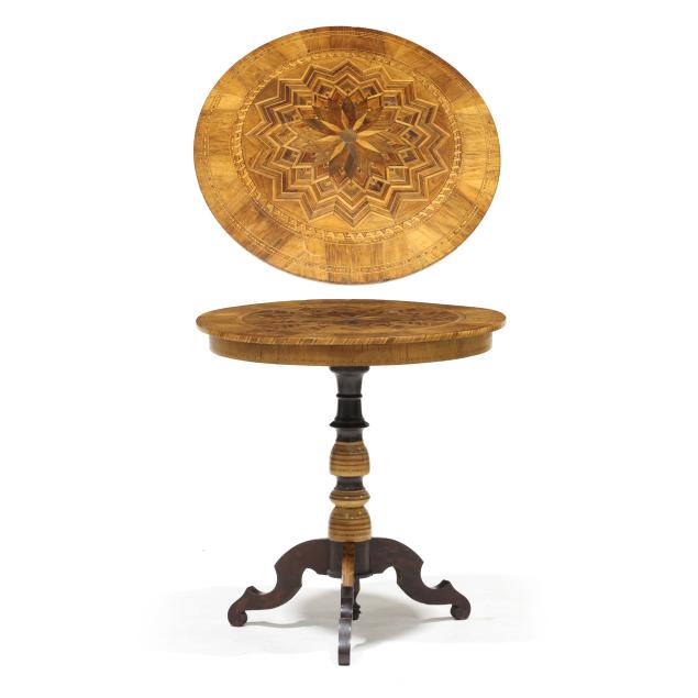 antique-continental-inlaid-specimen-top-table