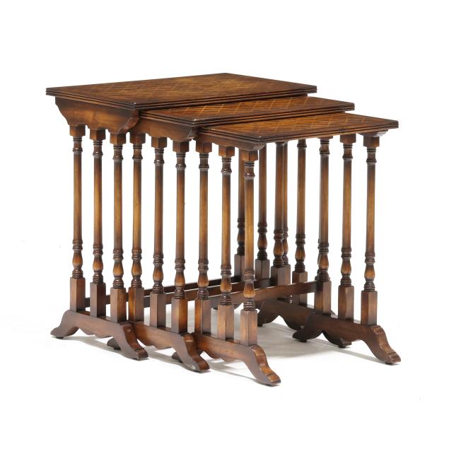 john-richard-nest-of-three-inlaid-mahogany-tables
