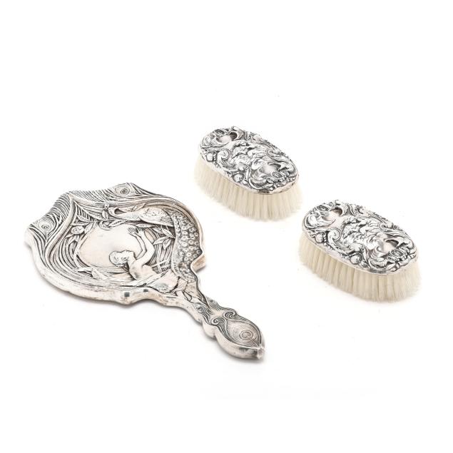 assembled-art-nouveau-sterling-silver-vanity-set