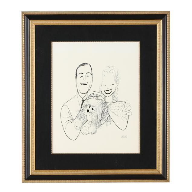 al-hirschfeld-american-1903-2003-portrait-of-herbert-and-edith-cannon-with-candy