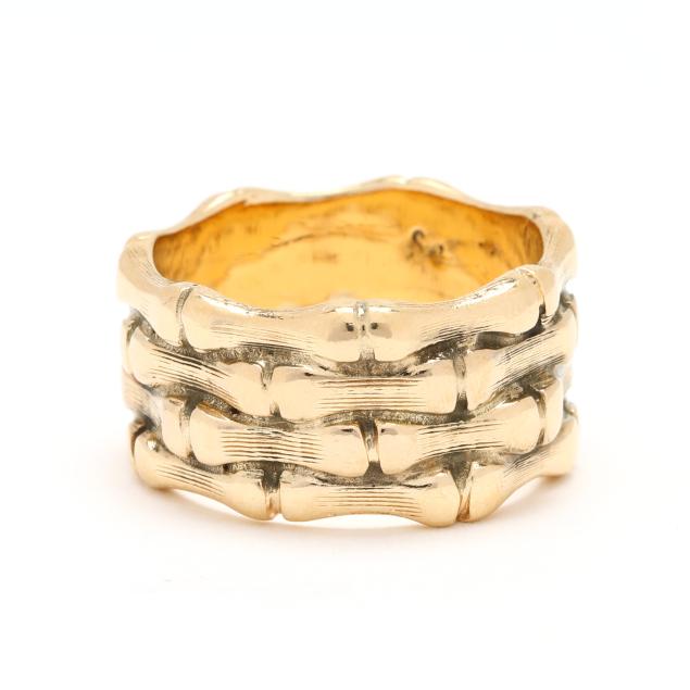 gold-bamboo-motif-band