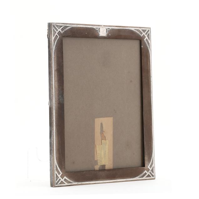 arts-and-crafts-silver-mixed-metal-picture-frame-by-smith-metal-arts-company