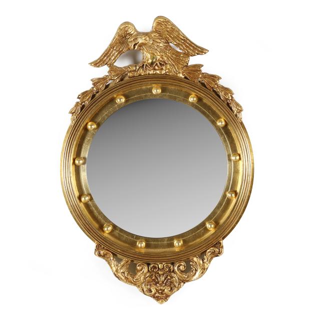federal-style-gilt-convex-bullseye-mirror