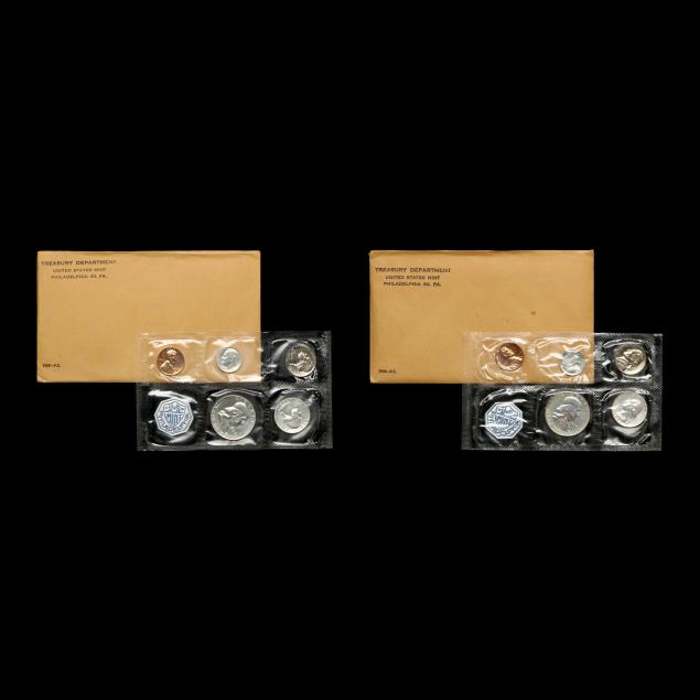 two-2-1959-proof-sets-containing-90-silver-coins