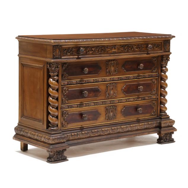 italian-renaissance-style-walnut-chest-of-drawers