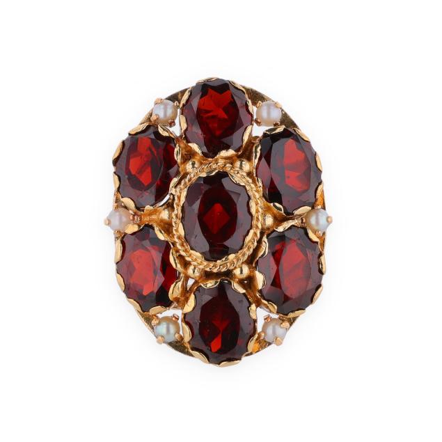 vintage-gold-garnet-and-pearl-ring