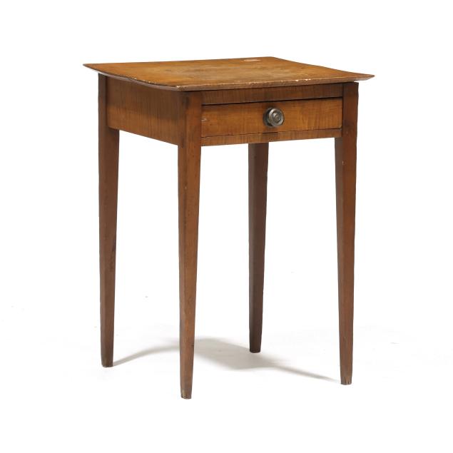 southern-tiger-maple-one-drawer-stand