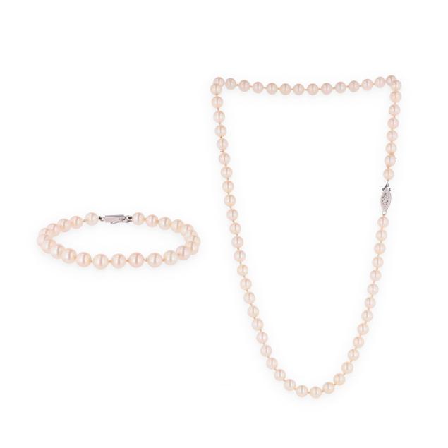 single-strand-pearl-necklace-and-bracelet