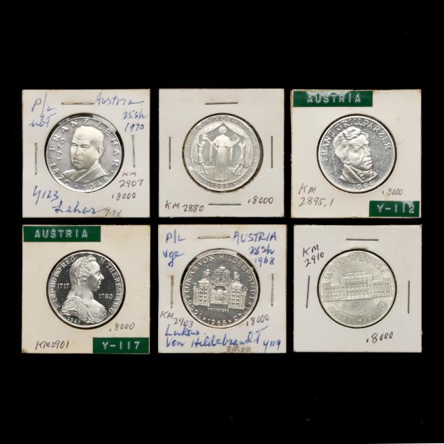 austria-six-6-25-schilling-coins