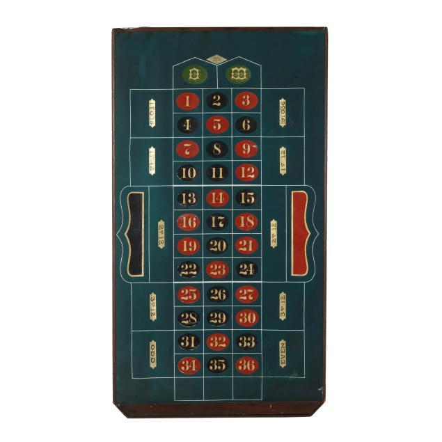 l-rude-mfr-vintage-framed-roulette-board
