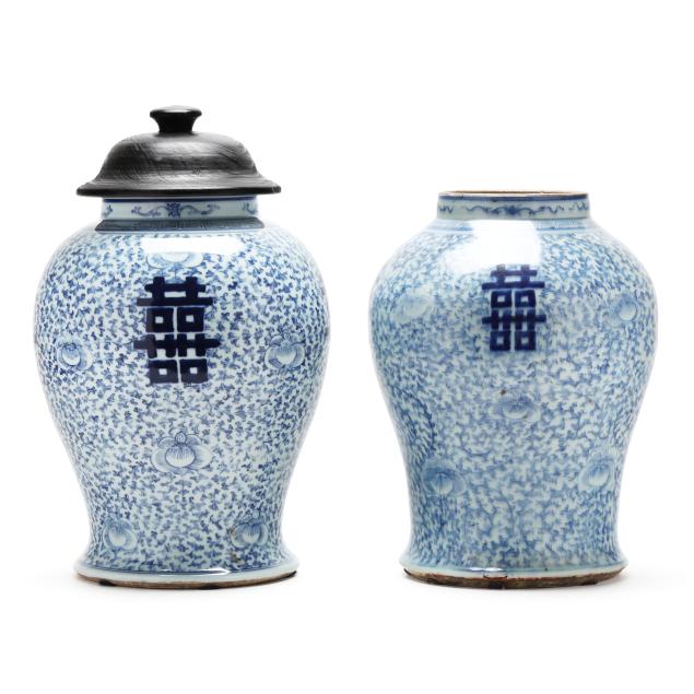 a-pair-of-chinese-blue-and-white-double-happiness-temple-jars