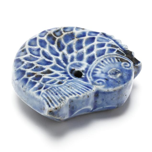 an-asian-blue-glazed-fish-form-water-dropper