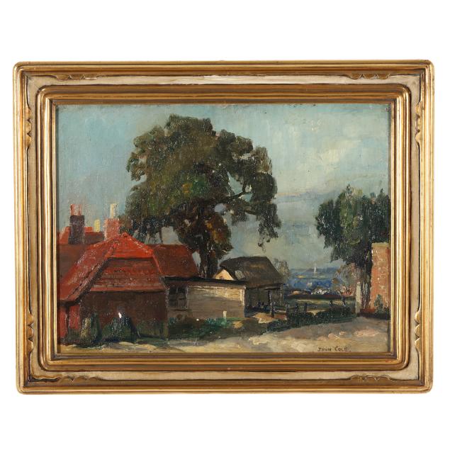 john-vicat-cole-british-1903-1975-village-scene