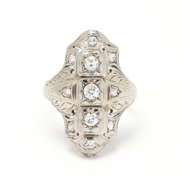 vintage-white-gold-and-diamond-ring