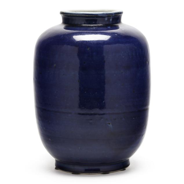 a-large-chinese-blue-glazed-jar