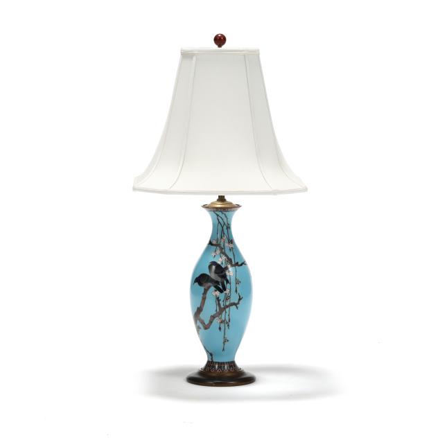 a-japanese-cloisonne-enamel-vase-table-lamp