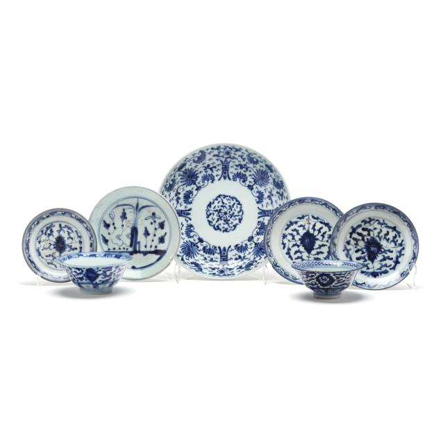 a-collection-of-chinese-blue-and-white-porcelain