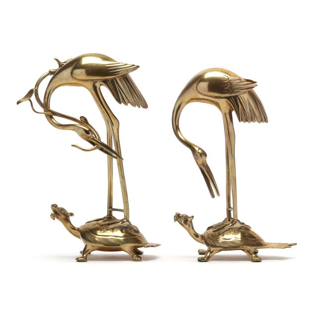 a-pair-of-chinese-brass-cranes-on-turtles