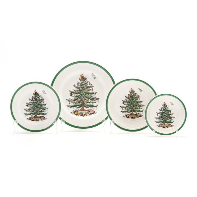 32-spode-i-christmas-tree-i-plates-and-bowls