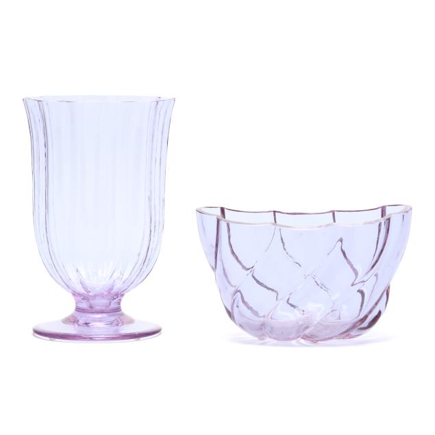 steuben-wisteria-glass-vase-and-bowl