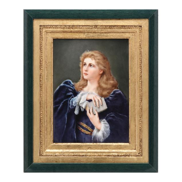 louise-bennet-wieland-american-1871-1942-a-porcelain-plaque-of-i-the-soul-s-awakening-i