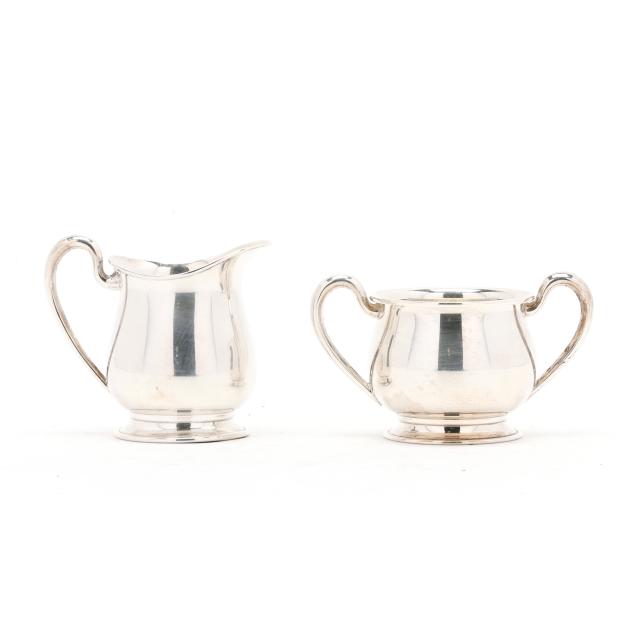 sterling-silver-creamer-and-sugar-mark-of-m-fred-hirsch-co