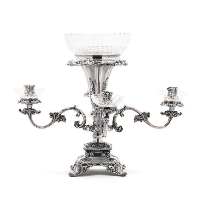 victorian-silver-plated-epergne