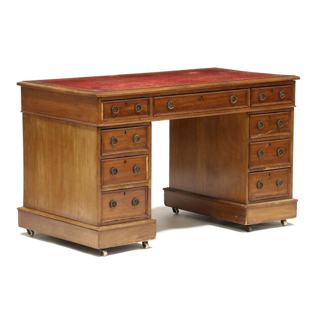 georgian-mahogany-knee-hole-diminutive-desk