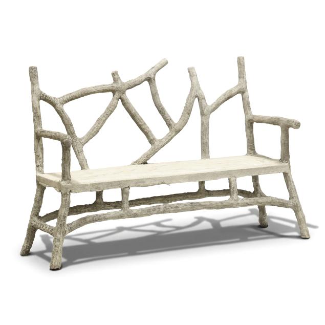 cast-stone-faux-bois-bench