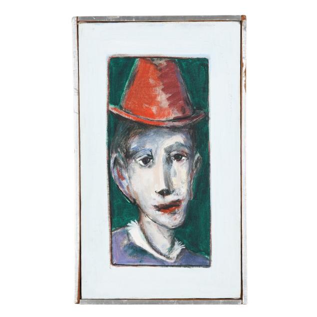 robert-broderson-nc-1920-1992-boy-with-red-hat