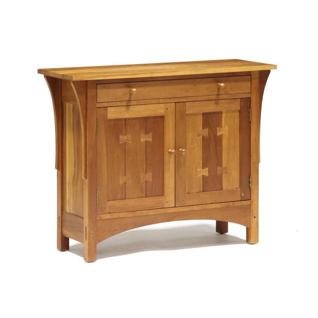 stickley-mission-style-cherry-console