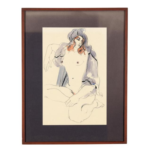 edward-reep-american-1918-2013-i-girl-in-robe-i