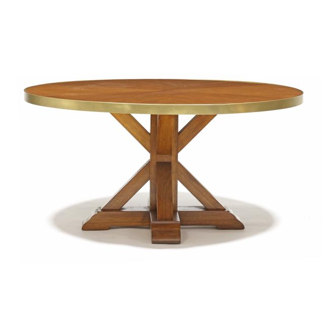 ralph-lauren-circular-oak-dining-table