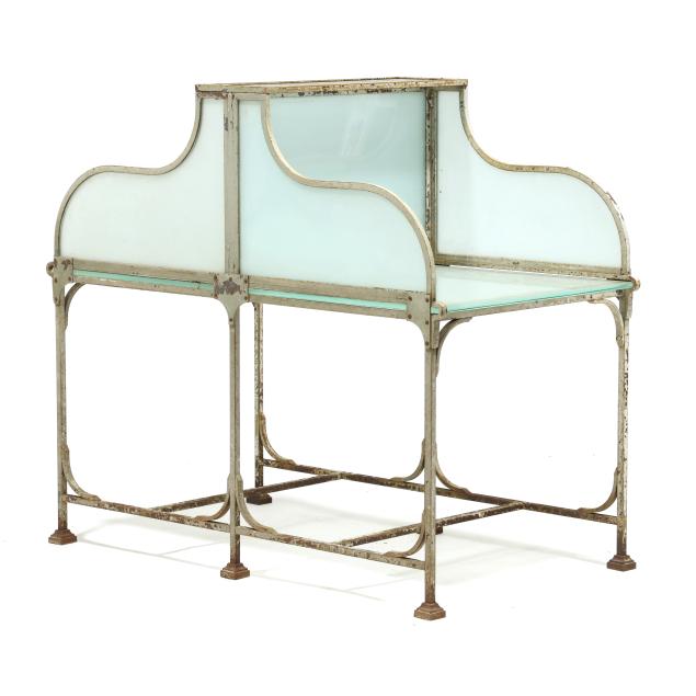 antique-french-industrial-dual-library-table
