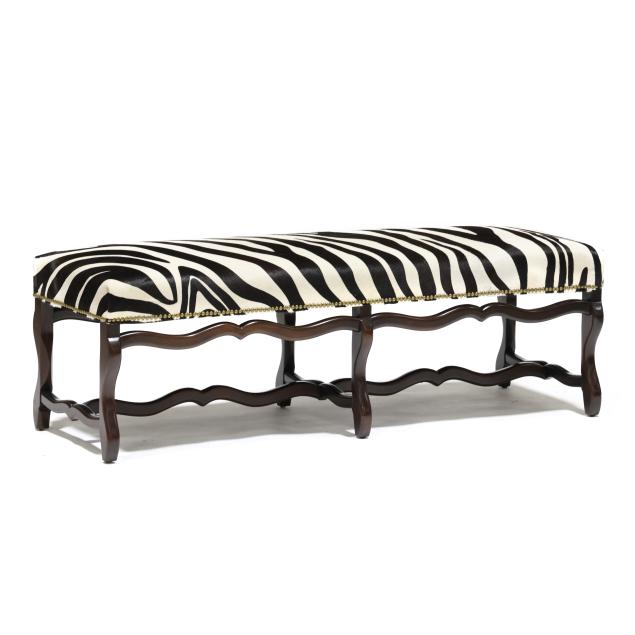 ralph-lauren-hide-upholstered-bench